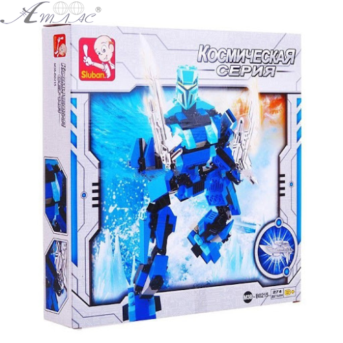 Конструктор Sluban Супер - робот 274 детали М38-В0215 Конструктор Sluban Супер - робот 274 детали М38-В0215