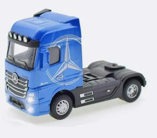 Машинка Автопром Mercedes Actros фура синяя металл инерционная 31см 7540 фото 2 Машинка Автопром Mercedes Actros фура синяя металл инерционная 31см 7540 фото 2