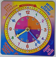 Часы учебные для НУШ 20 х 20 см Атлас  AS-7143