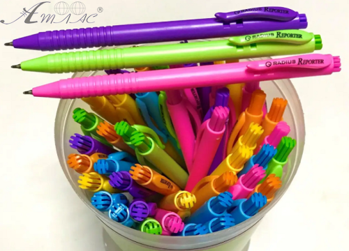 Ручка кулькова Reporter Radius автомат синя 07141 фото 2 Ручка кулькова Reporter Radius автомат синя 07141 фото 2