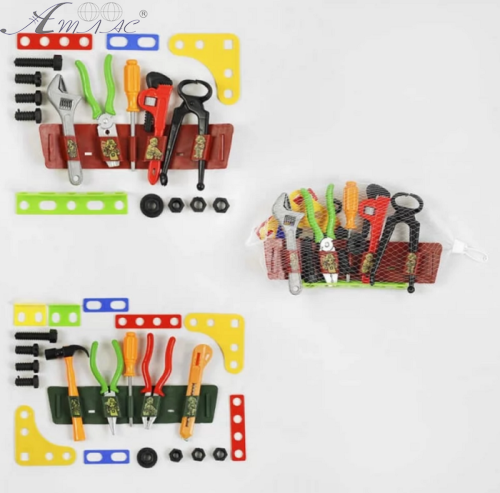 Игрушка Набор инструментов на поясе в сетке  99310-2