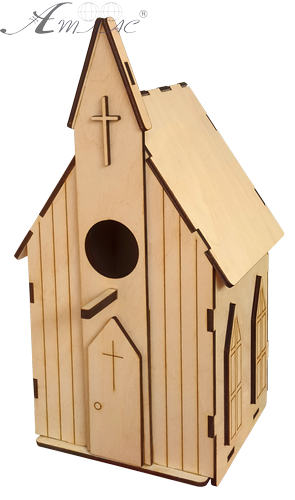 Скворечник № 7 Собор, 16.5 х 17.5 х 31 см AS-4356 Скворечник № 7 Собор, 16.5 х 17.5 х 31 см AS-4356
