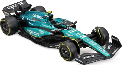 Машинка Bburago F1 Aston Martin AMR23 гоночный болид 13см 18-38090 фото 2 Машинка Bburago F1 Aston Martin AMR23 гоночный болид 13см 18-38090 фото 2