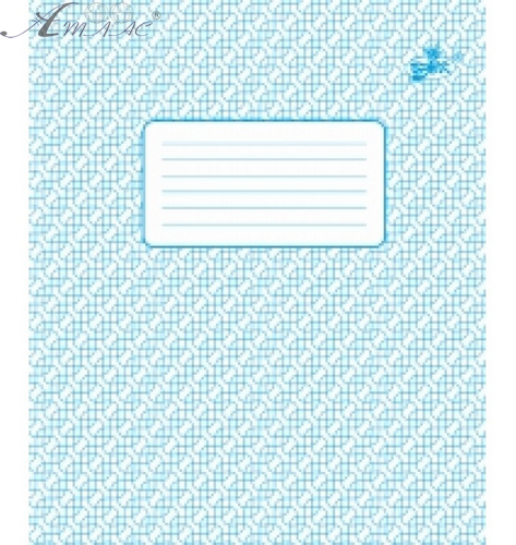 Зошит 12 аркушів Коса лінія фонова Бриск  ТВ-50