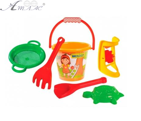 Игрушка Набор песочница Wader 6 предметов 39064 Игрушка Набор песочница Wader 6 предметов 39064