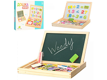Іграшка Дерев'яна магнітна дошка з цифрами 30 х 23 см  MD0694
