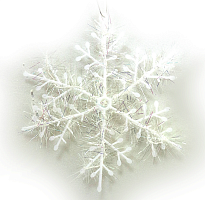 Декор Снежинка набор из 3 штук 20 см  0645-20