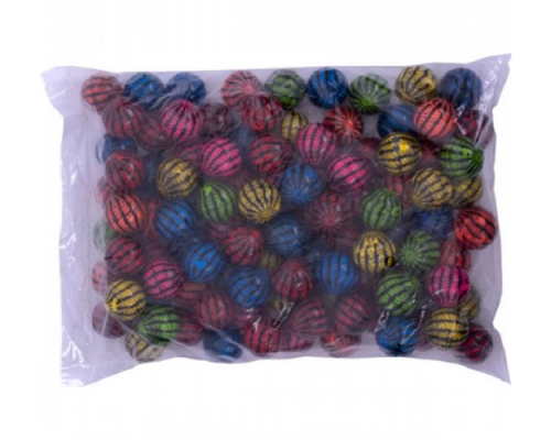 Игрушка Мяч попрыгунчик 3,2 см цветной Арбуз   07587 фото 2