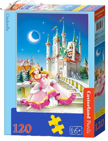 Игрушка Пазлы 120 Castorland 32 х 23 см Золушка В-12213 Игрушка Пазлы 120 Castorland 32 х 23 см Золушка В-12213