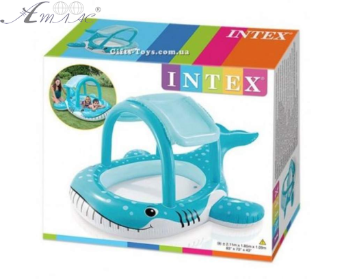 Басейн Intex Кіт з навісом 211 х 185 х 109см  57125 фото 2