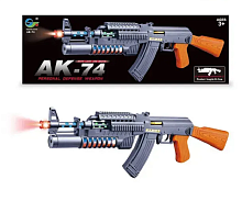 Игрушка Оружие Автомат АК-74 со световыми и звуковыми эффектами   15206