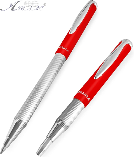 Ручка кулькова Zebra телескоп рифлений Telescopic Червона BL 06114 Ручка кулькова Zebra телескоп рифлений Telescopic Червона BL 06114