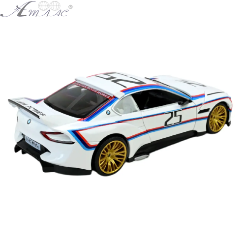 Модель Автопром BMW 3.0 CSL Hommage металл 1:24 инерционная 20см  68257A фото 2