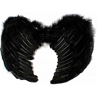 Іграшка Крила Ангела Чорні карнавальні ПЕРО 45х34см  03789