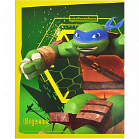Дневник мягкая обложка МД украинский Черепашки Ниндзя, Дора микс D-Int-40-L* 