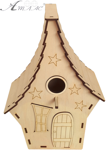 Шпаківня № 9 Будинок Чарівника, 24 х 18 х 35 см AS-4358 фото 2 Шпаківня № 9 Будинок Чарівника, 24 х 18 х 35 см AS-4358 фото 2