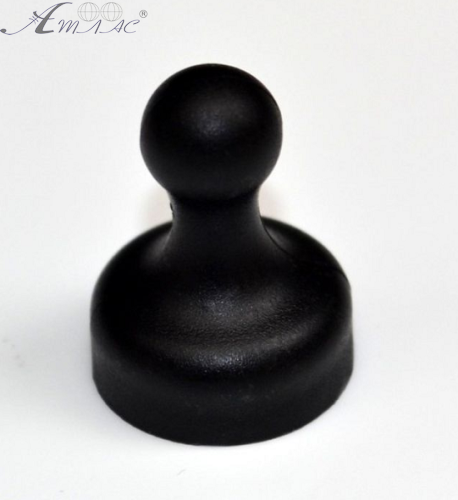 Магнит неодимимовый Пешка для доски 19х25мм 1шт Чорный  09625