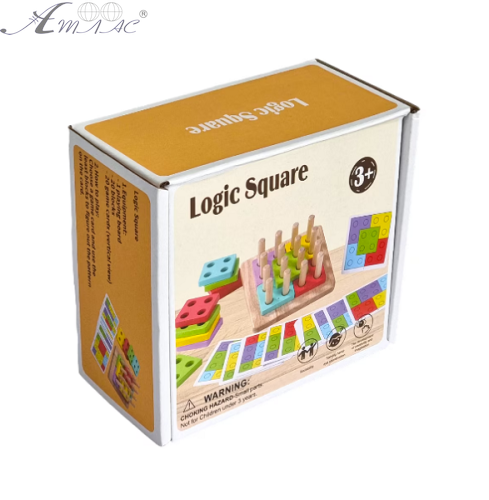 Игрушка Деревянная Логический Квадрат С15051 Игрушка Деревянная Логический Квадрат С15051