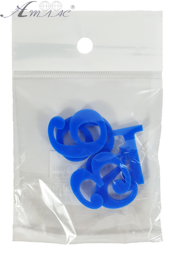 Пластиковые Цифры арабские 4шт синие 3мм h=3см AS-0067 Пластиковые Цифры арабские 4шт синие 3мм h=3см AS-0067