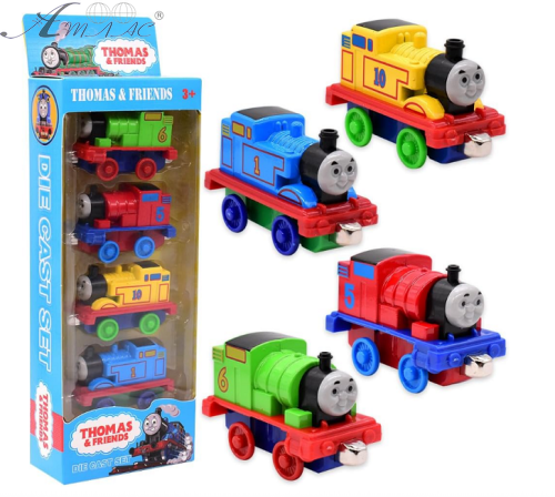 Игрушка Паровозик Томас Набор из 4 штук Q186-99D Игрушка Паровозик Томас Набор из 4 штук Q186-99D