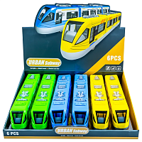 Модель Міський поїзд пластмасовий 31см Блакитний 0085А