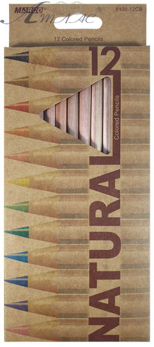 Карандаши цветные Marco Natural 12 цветов шестигранные 6100-12СВ Карандаши цветные Marco Natural 12 цветов шестигранные 6100-12СВ
