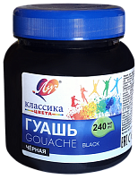 Гуаш Луч 240 мл Чорна 30С1827-08