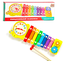 Игрушка Деревянная Ксилофон 3в1  38 см  62683
