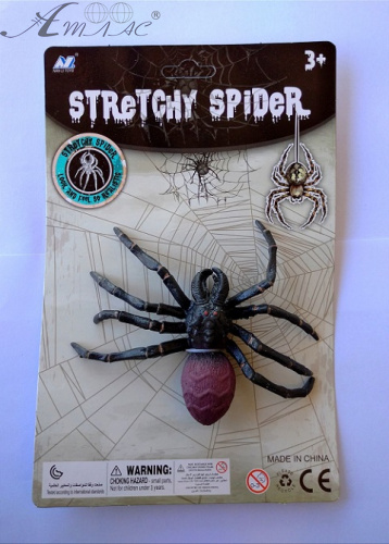 Игрушка Силиконовая тянучка Паук сиреневый 9см 08759 Игрушка Силиконовая тянучка Паук сиреневый 9см 08759