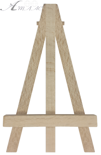 Мольберт дерев'яний № 11 настільний 11,5 х 7 х 1 см  17213 фото 2