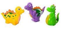 Іграшка Динозаври пластик 11 см 3 штуки в пакеті  6038