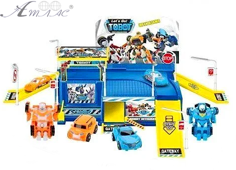 Игрушка Парковочный Комплекс Tobot с машинками-трансформерами 8610 Игрушка Парковочный Комплекс Tobot с машинками-трансформерами 8610