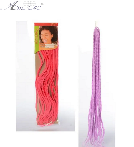 Коса плетена 50см Фіолетова 24 шт 07193 Коса плетена 50см Фіолетова 24 шт 07193