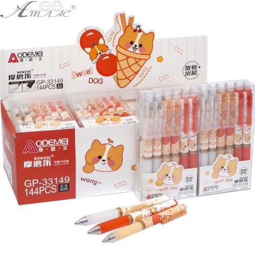 Ручка Пиши-Стирай Аodemei Sweet dog 0,5 мм Синяя автомат 33149D Ручка Пиши-Стирай Аodemei Sweet dog 0,5 мм Синяя автомат 33149D