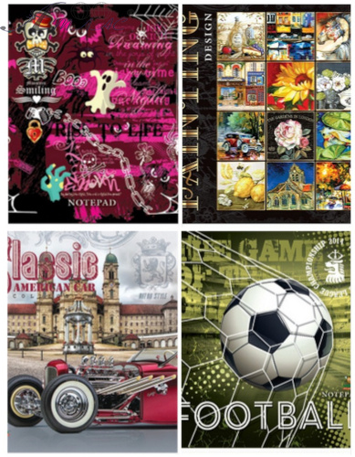 Блокнот МД 200 х 200 # 60 л м'яка обкладинка, мікс Бл-200*200-60-Тк-Кл-150* Блокнот МД 200 х 200 # 60 л м'яка обкладинка, мікс Бл-200*200-60-Тк-Кл-150*