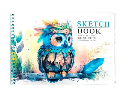 Скетчбук для рисования Bourgeois А5  Спираль 60 листов  9589