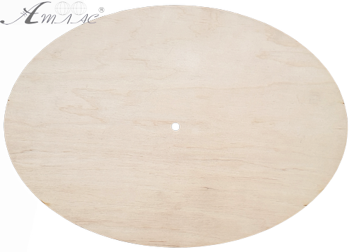 Основа для годинника з фанери 4 мм № 6 Овал 35 x 25 см AS-4555, В-0166
