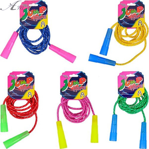 Скакалка тканевая цветная длинна 2,15м 14-126 Скакалка тканевая цветная длинна 2,15м 14-126