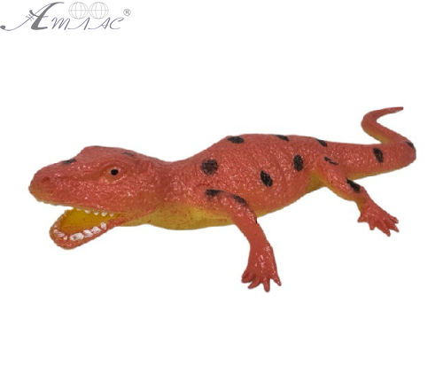 Іграшка силіконова антистрес Ящірка помаранчева 12см 06741 Іграшка силіконова антистрес Ящірка помаранчева 12см 06741