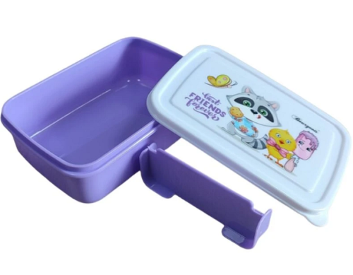 Ланчбокс Bourgeois Енот две секции 420 мл 15*10*5 см  46029-3