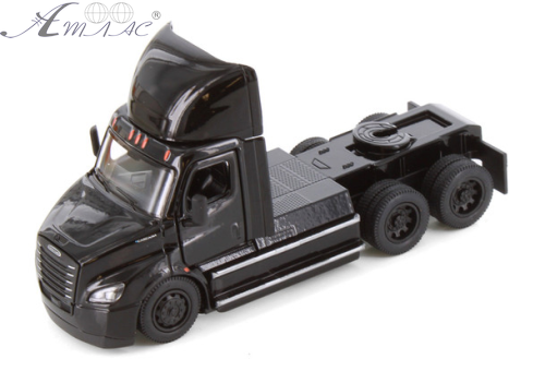 Машинка Kinsmart Freightliner eCascadia грузовик Черный  KT5466W-2