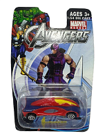 Игрушка Машинка металл+пластик 7 см Микс Супергерои 666-1 в блистере