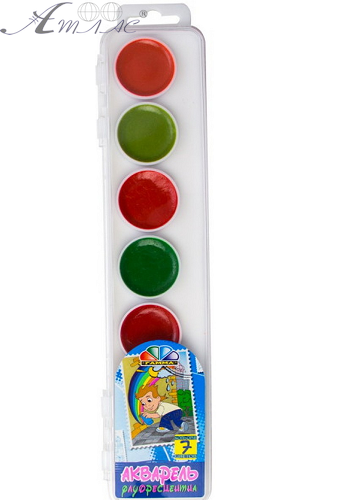 Акварель набір Гамма-Н Хобі флуоресцентні 7 кольорів 312074 Акварель набір Гамма-Н Хобі флуоресцентні 7 кольорів 312074