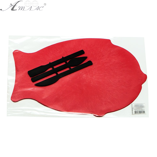 Дошка для пластиліну Фігурна "Рибка" 27 х 19,4 см з трьома стеками AS-0204 фото 2 Дошка для пластиліну Фігурна "Рибка" 27 х 19,4 см з трьома стеками AS-0204 фото 2