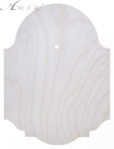 Основа для часов из фанеры 4 мм № 9 Фигурная с циферблатом сверху 25 x 33 см AS-4558, В-0171 Основа для часов из фанеры 4 мм № 9 Фигурная с циферблатом сверху 25 x 33 см AS-4558, В-0171