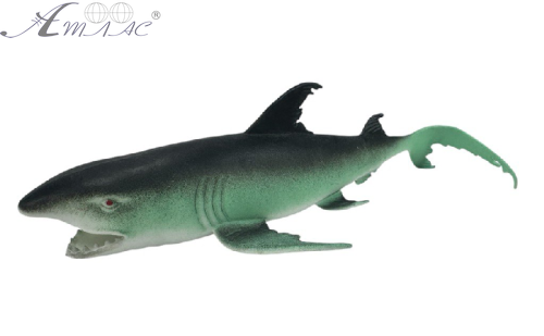 Игрушка силиконовая антистресс Акула с белым животом 20см. 03349 Игрушка силиконовая антистресс Акула с белым животом 20см. 03349