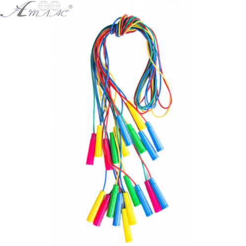 Скакалка пластиковая цветная длинна 2,6м  035/12  