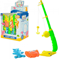 Игрушка Рыбалка пластиковая набор из 4 предметов  2956