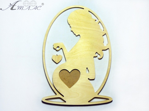 Деревянная Фоторамка УЗИ 20 х 30 см 0655 Деревянная Фоторамка УЗИ 20 х 30 см 0655