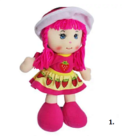 Игрушка Мягкая Кукла, Микс 35 см в пакете   1422